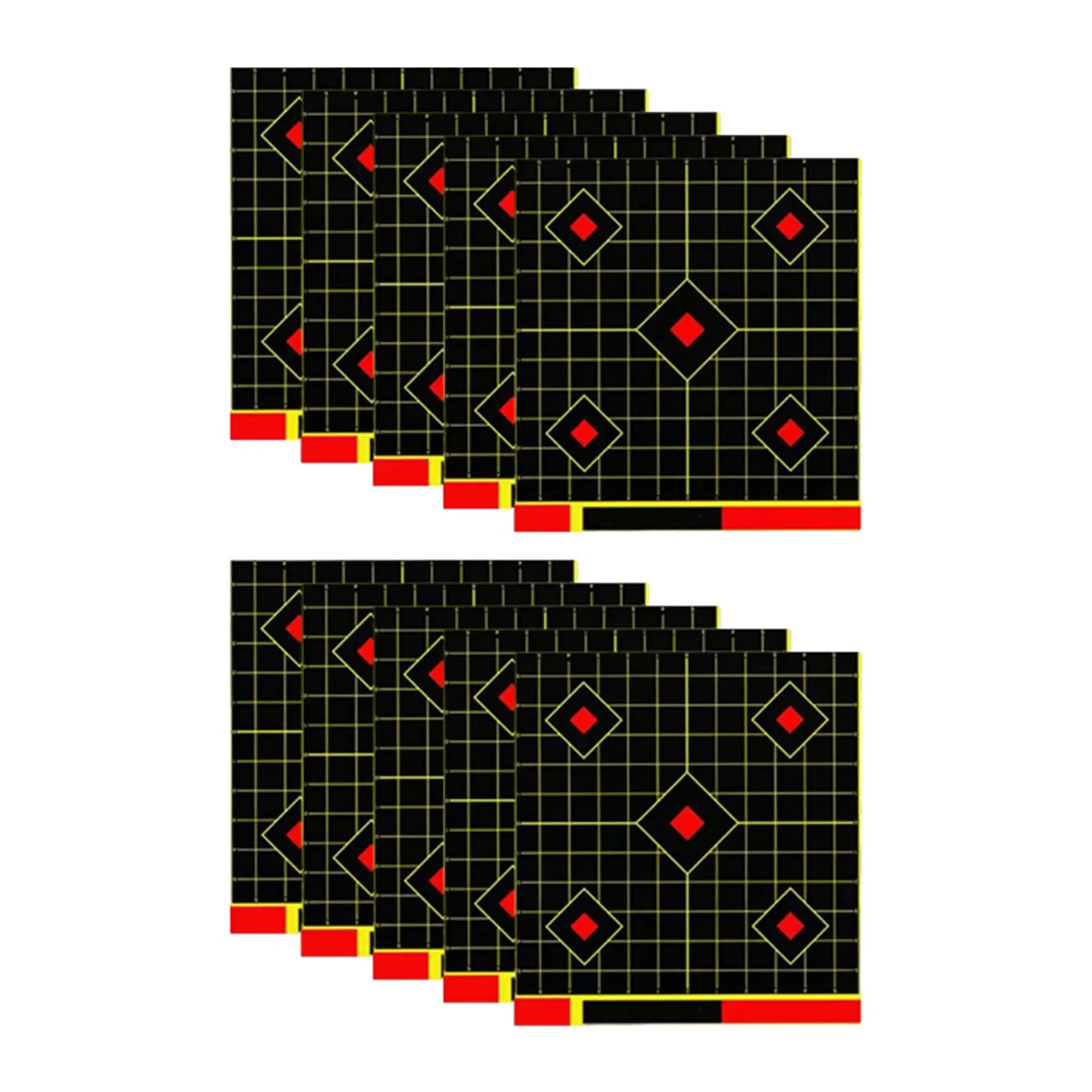 10 szt. Tarcze do strzelania z rozpryskami i naklejką na celowniku trening na świeżym powietrzu