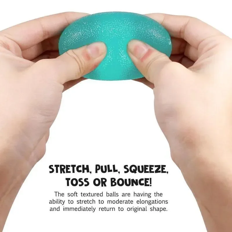 Silikon Hand Grip Ball Ei Männer Frauen Gym Fitness Finger Schwere Exerciser Kraft Muskel Erholung Greifer Trainer – Detail 10