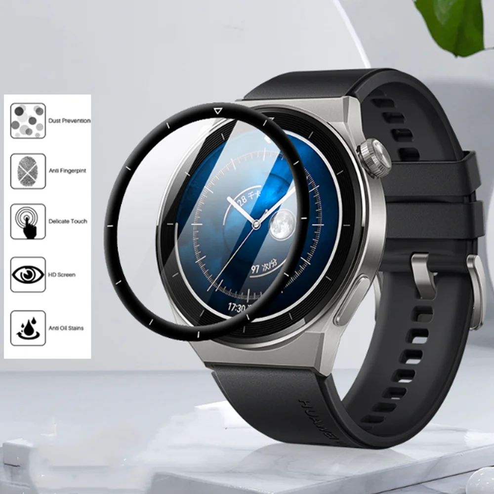 For Huawei Watch 4 Pro GT 3 Pro 46mm 43mm GT3 GT2 Pro GT 2 42mm GT 3 Runner gt2e Screen Protector 3D Curved Edge Protective film