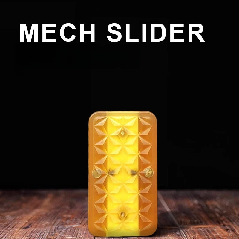 Carte de poussée magnétique, roue à cliquet, curseur mécanique, plaque de poussée EDC, jouet Anti-Stress, soulage l'anxiété