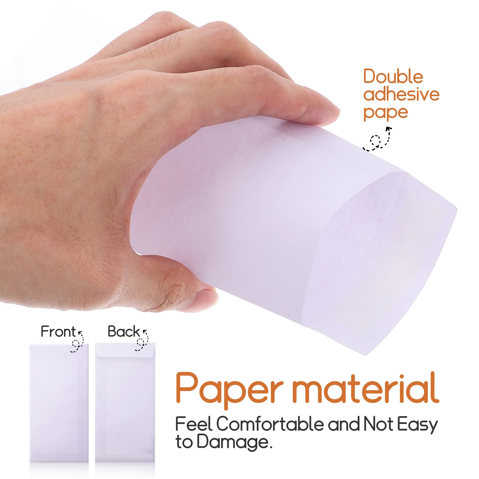 Enveloppes de Style Simple, format lettre, Invitations vierges, multifonctions, résistantes aux déchirures, portables, utilisation quotidienne, 60 pièces