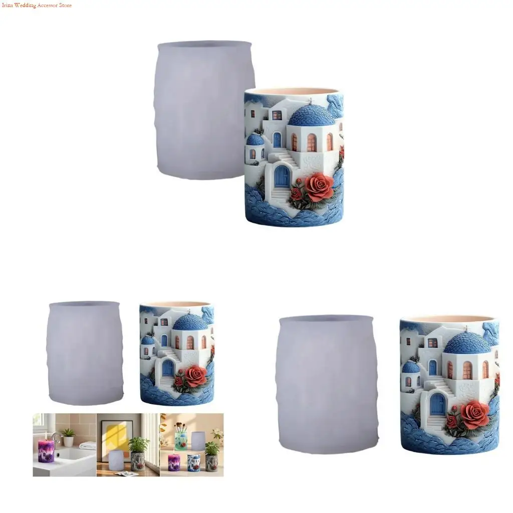 

G92D силиконовая форма в форме чашки для изготовления ювелирных изделий из смолы, бетонных контейнеров, поделок