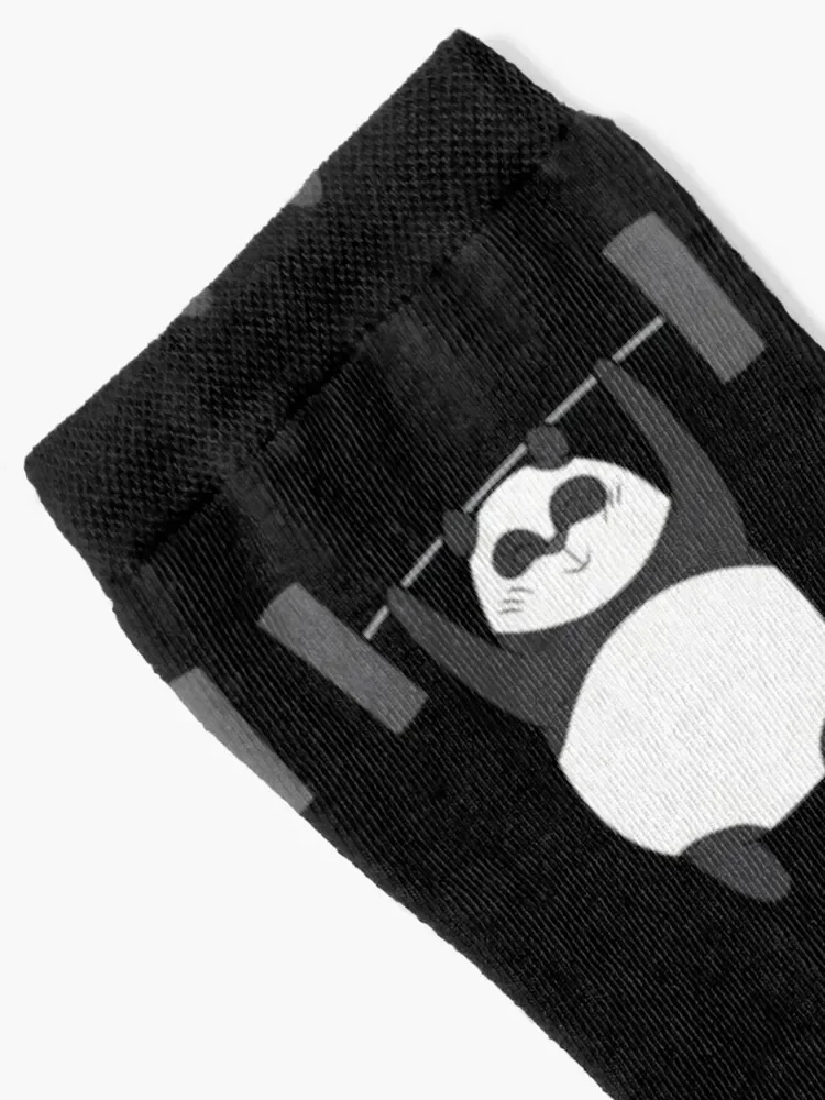 Weightlifting - Panda bear lifts weights Socks Lots compression funny sock Socks For Man Women's