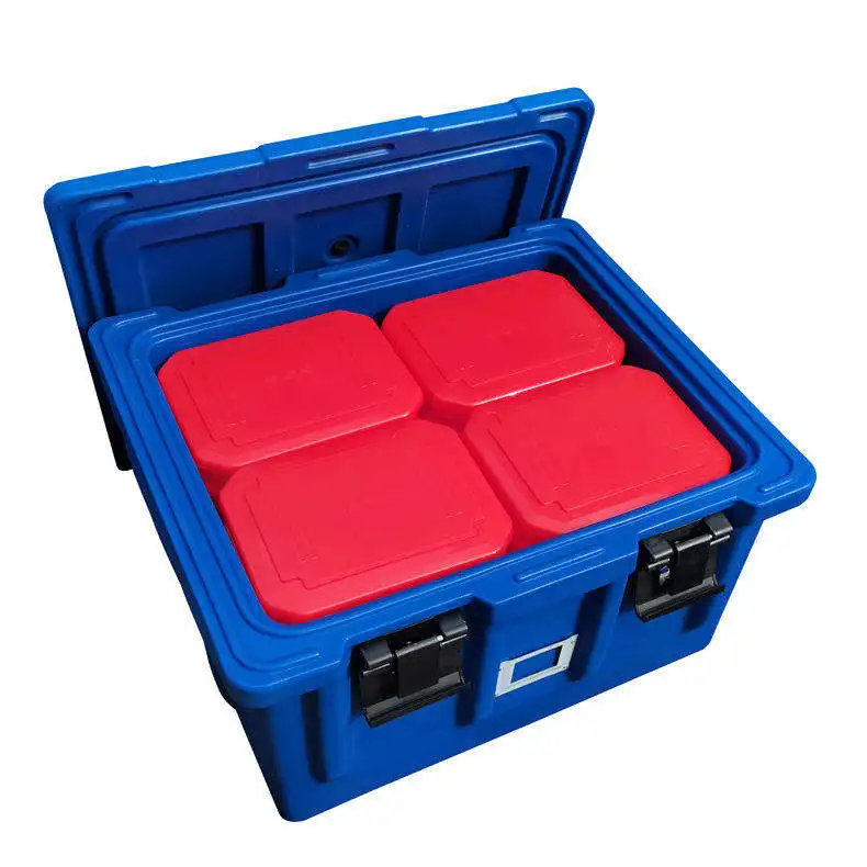 90L Outdoor Camping Stackable Food Storage Thermal Insulated Cabinet Preservation Carrier Box