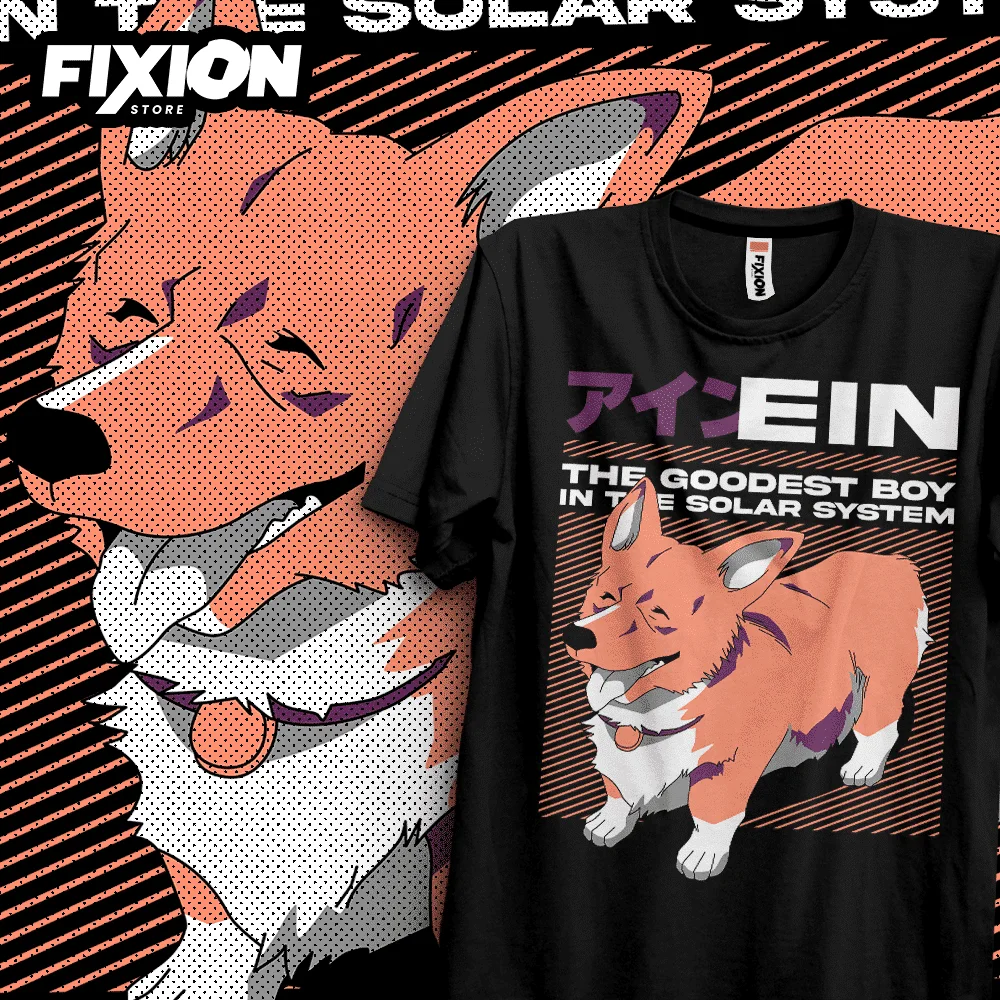 Cowboy Bebop – Ein  – N/Febrero 2023 Anime T Shirt Manga Gift For Anime Lover All Size Cotton