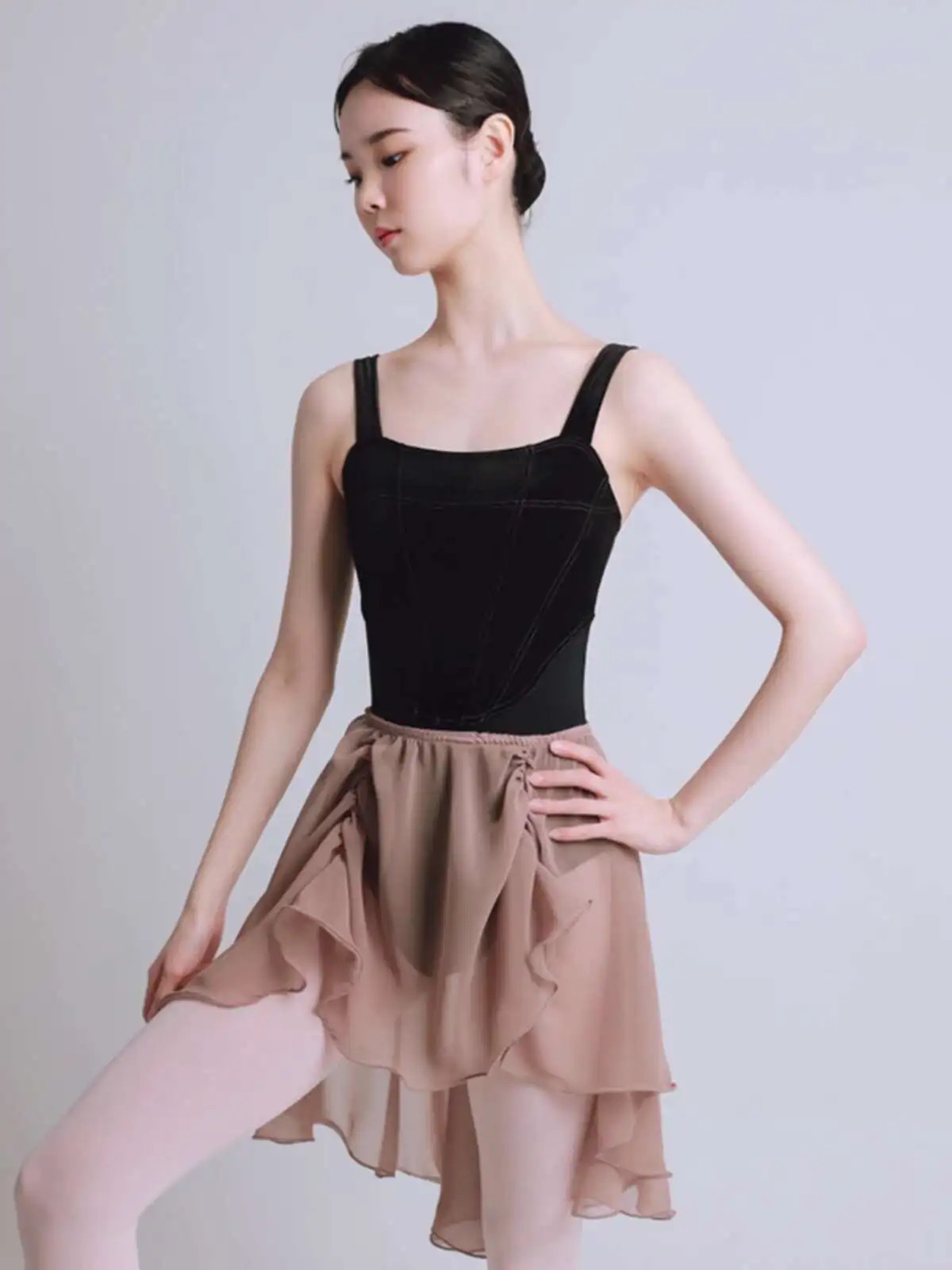 

Ballet Costume, Adult Petal Skirt, New Dance Gauze Skirt, Dance Art Exam Body Clothing, Basic Training Clothing, Practice Skirt,