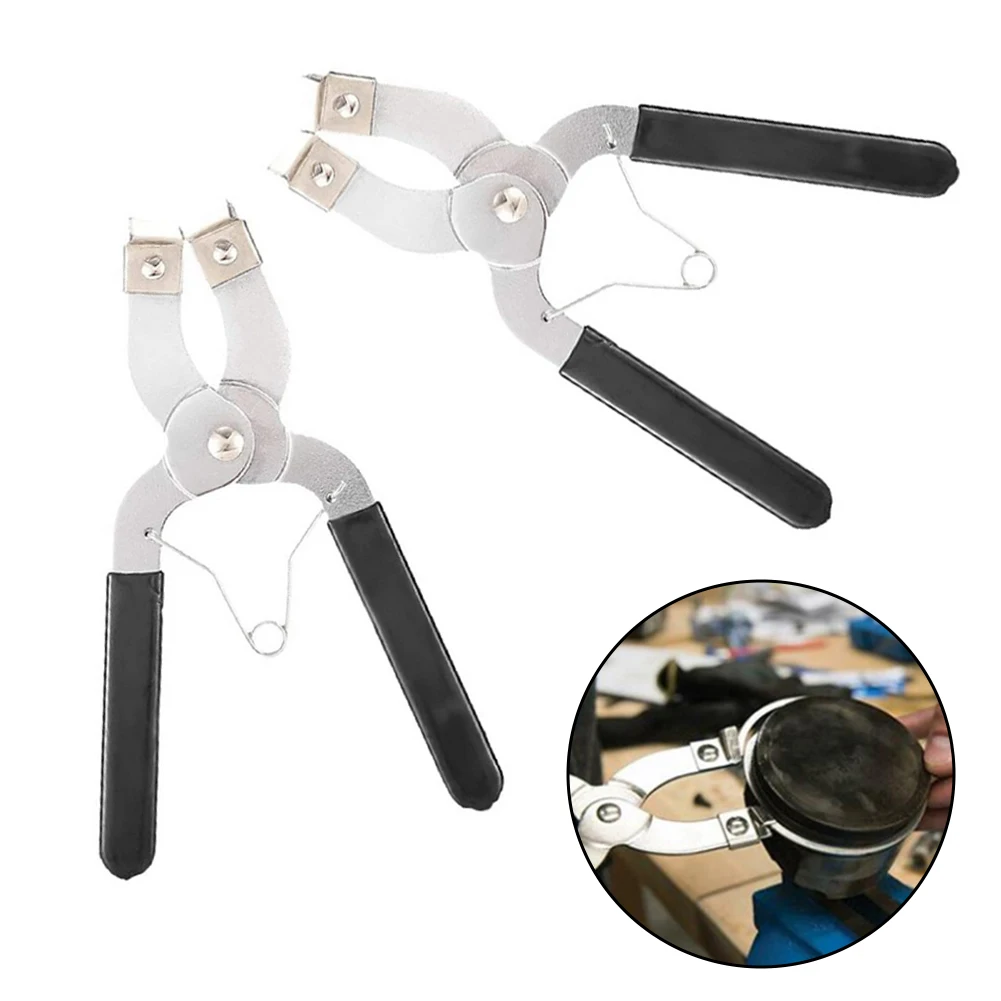 

Piston Ring Installation Tool Kit 2PCS Carbon Steel Ring Expander and Compressor Pliers for Engine Workshop Use