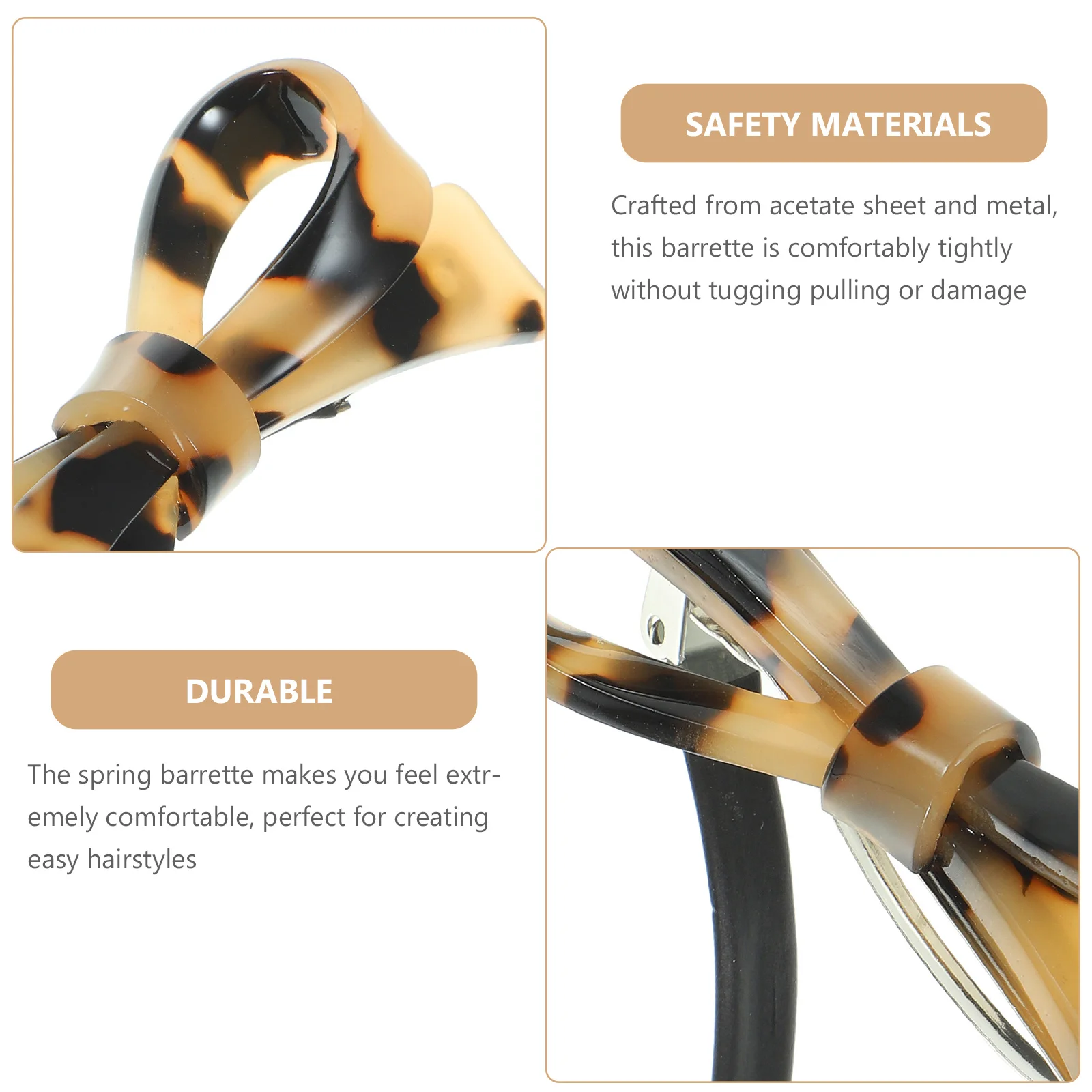 

Bowknot Hair Clip Spring Stylish Minimalist Ponytail Holder Barrette Metal Hair Accessories for Women Girls Barrettes for Women