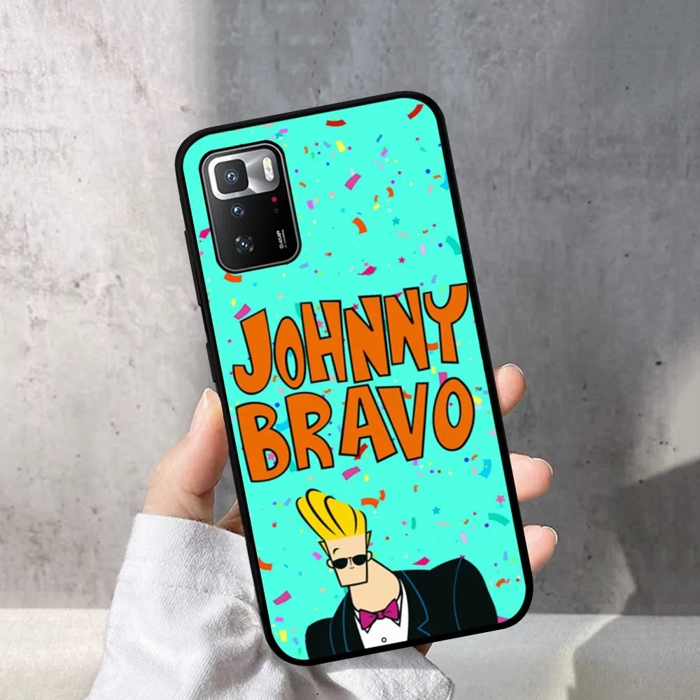 J-Johnny Bravo Phone Case For Redmi Note 4 X 5 A 6 7 8 T 9 9S 10 11 11S 11Epro Poco M3 pro