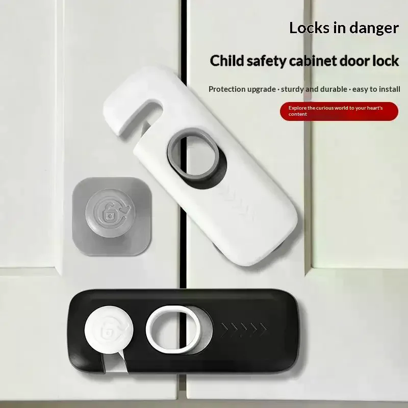 Child Safety Cabinet Lock Security Protection Home Refrigerator Safety Buckle Baby Anti-Pinch Hand Drawer Door Locks