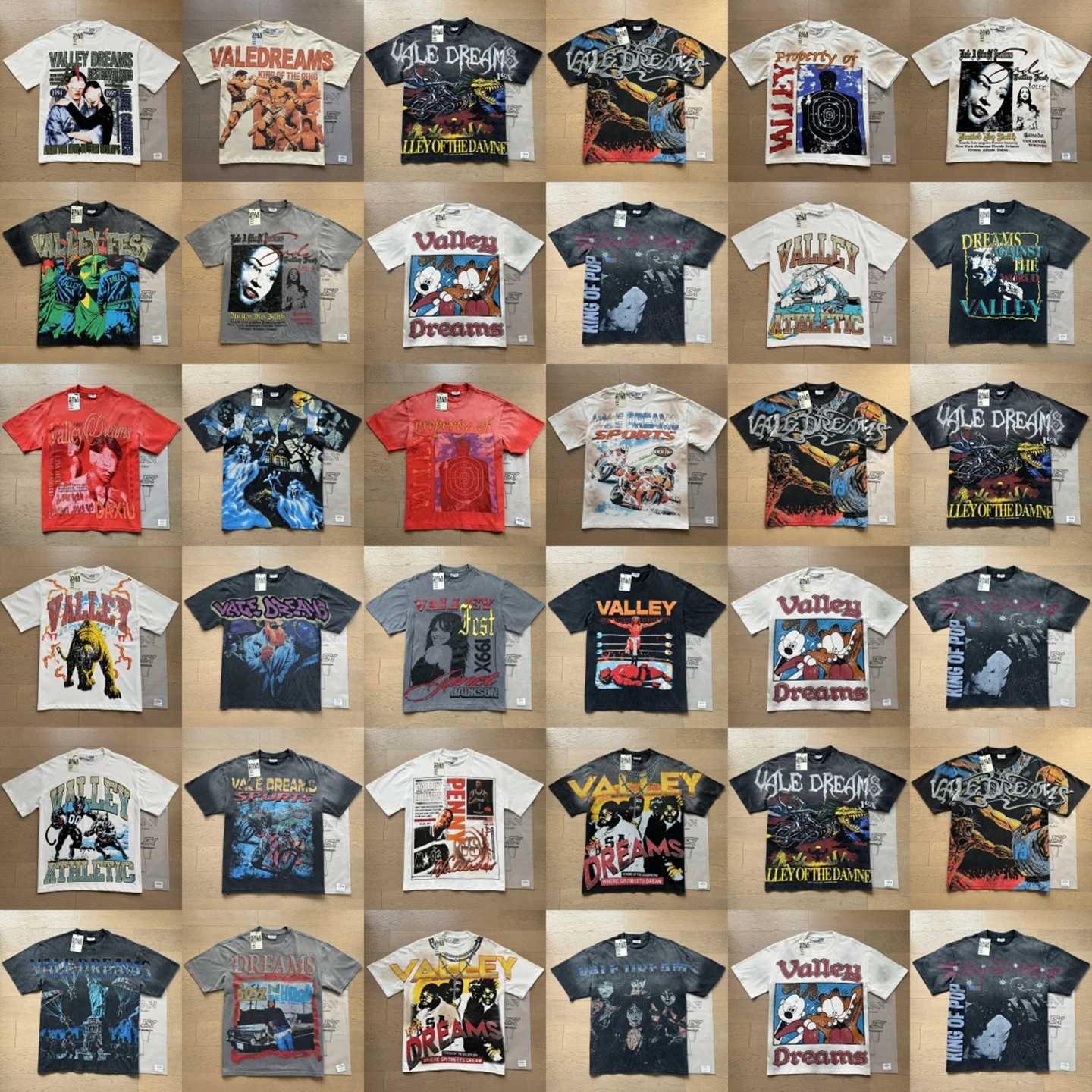 Cseta de Manga Corta con Estampado Vintage V Forever, Estilo Retro, Informal, Cuello Redondo, para Jóvenes, Resistente ...