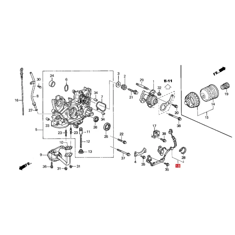 37840-P0A-A01 Suitable for Ho nd a 95-02 Ac co rd 96-99 Od ys se y Crankshaft position sensor