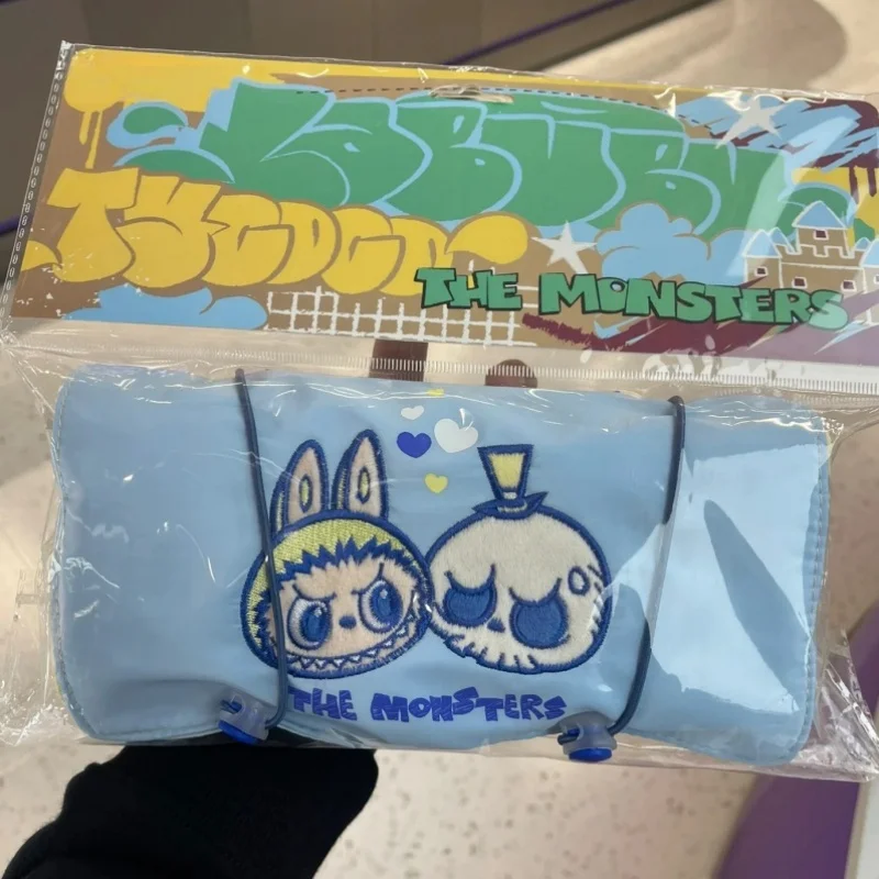 

2025 Hot Selling Labubu Overseas Edition Series Peripheral Storage Bag Pencil Box Trendy Item Table Decorations Christmas Gifts