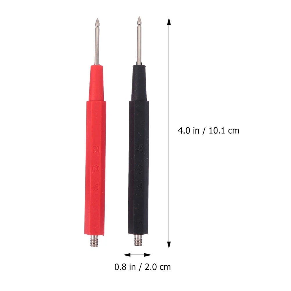 

2 Sets Test Leads PVC Copper Cable Needles Tester Probes Test Leads Line Electrical For Electronics