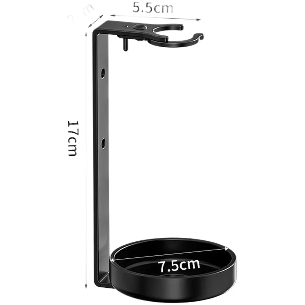 Black 304 Soap Dispenser Anti-theft Lock Wall-mounted Installation Push-button Operation Secure Lock Design For Bathroom Sink