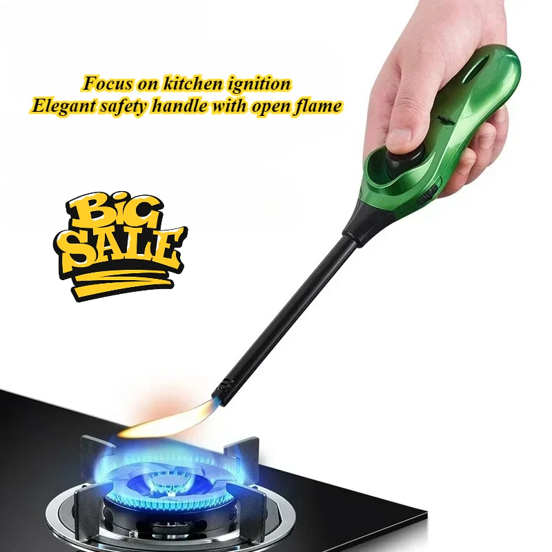 

Многофункциональная газовая горелка с удлиненным соплом для кухонных газовых плит, ароматических свечей и барбекю на открытом воздухе