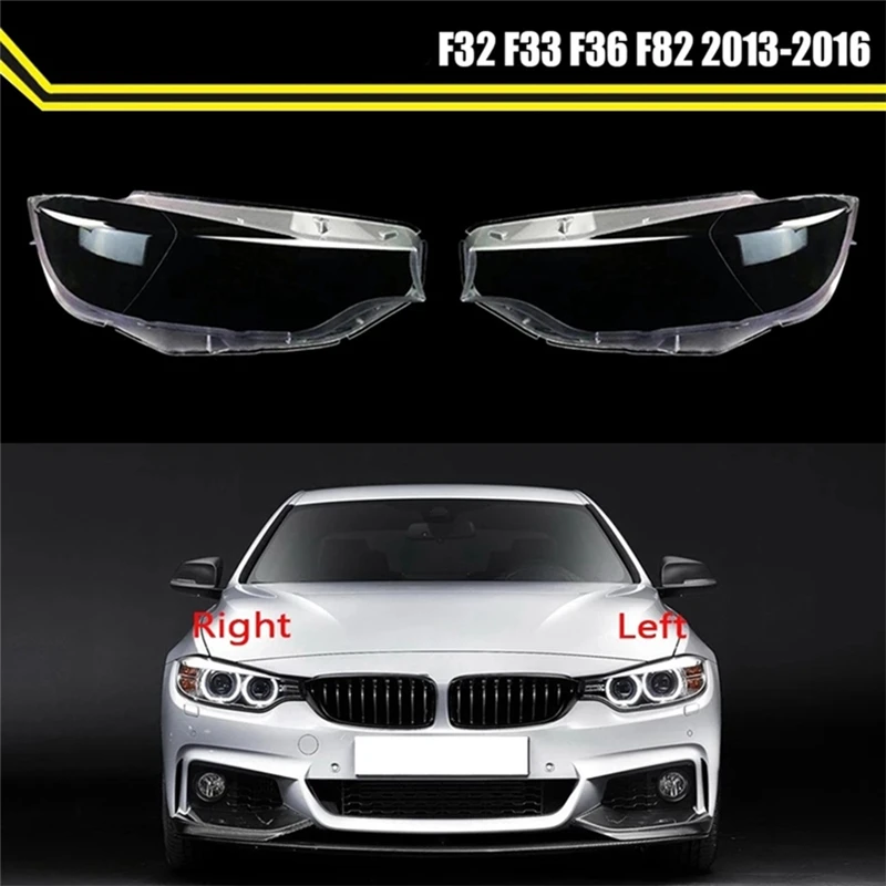 

Car Headlight Lens Cover Headlamp Shell For BMW 4 Series M3 M4 F32 F33 F36 F80 425 428 430 440 2013-2017 Lampshade