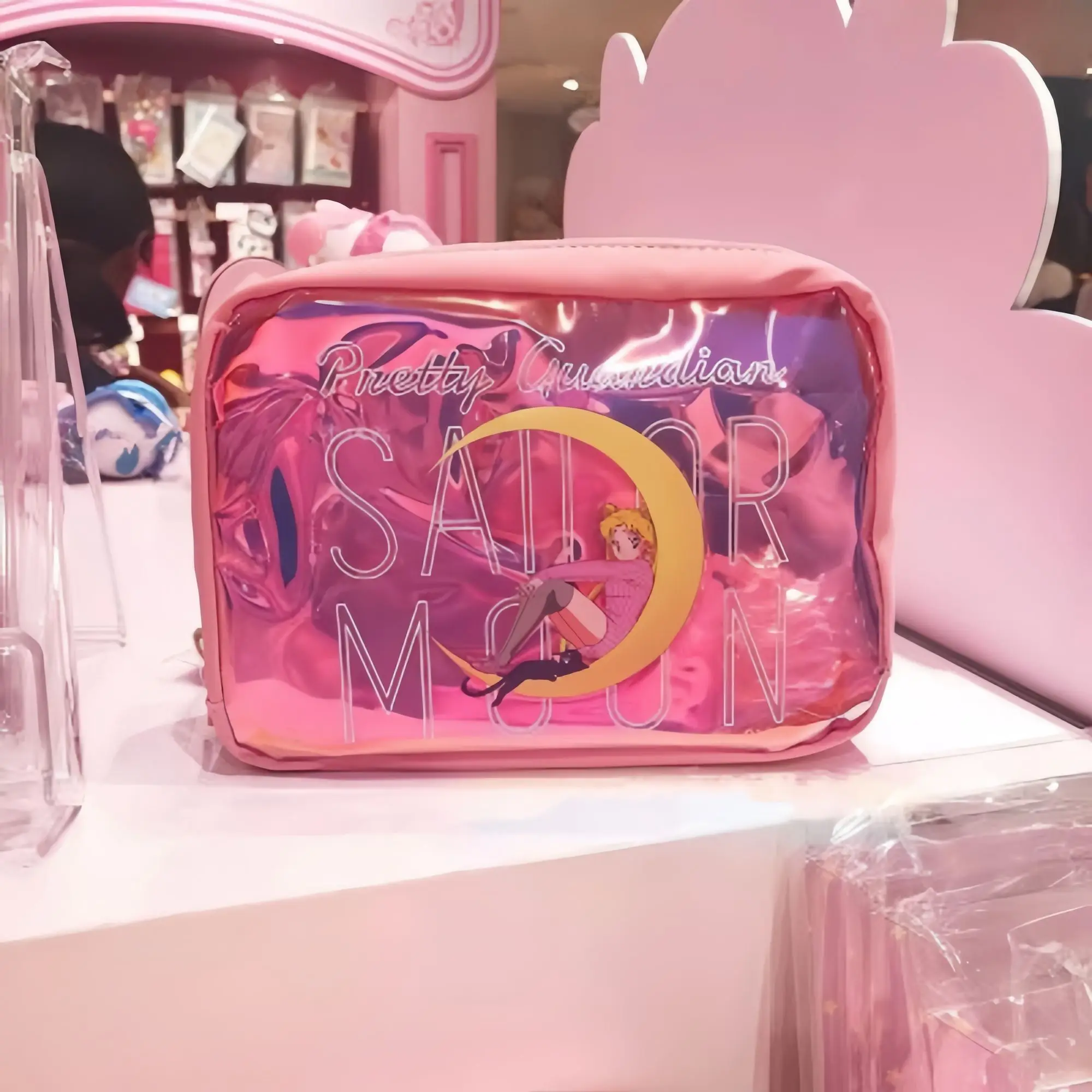 Sailor Moon animation peripheral kawaii cosmetic bag cute storage bag large capacity portable toiletry bag for business trips