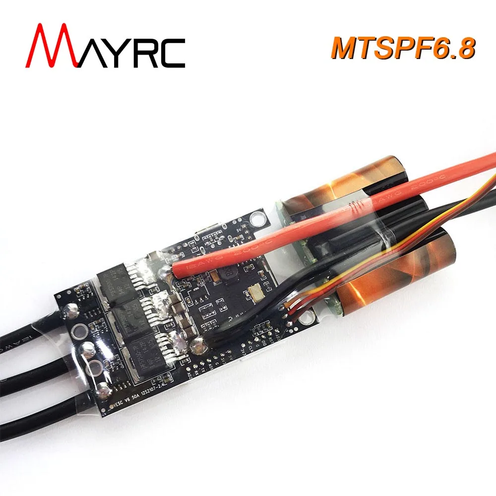 Mayrc 50a V6.0 Gebaseerde Vesc Esk8 Speed Controller Voor Eletric Scooter Elektrische Skateboard Diy Robots Ski Board Bldc Motor