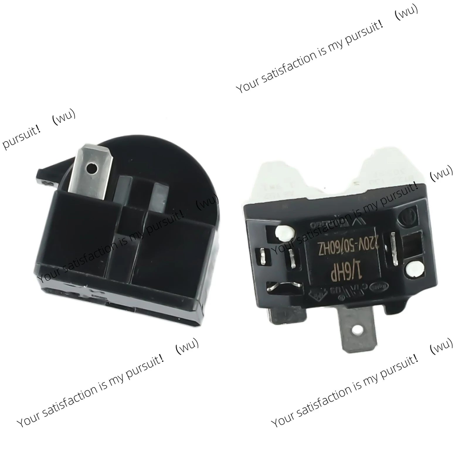 Universal Refrigerator Start Relay with Overload Protector  Easy Installation and Reliable Performance  for AC Compressors