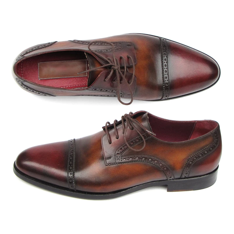 

Business Breathable Carved Derby Shoes For Men Lace-up Pointed Head Slip On Dress Shoes Wedding Party Vintage Fashion Loafers