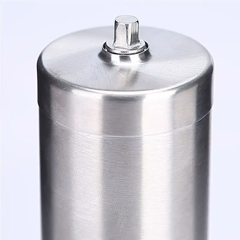 Picture 3: (A25M) Creative New Triangle Hand Coffee Machine Stainless Steel Household Hand Grinder Coffeeware Portable