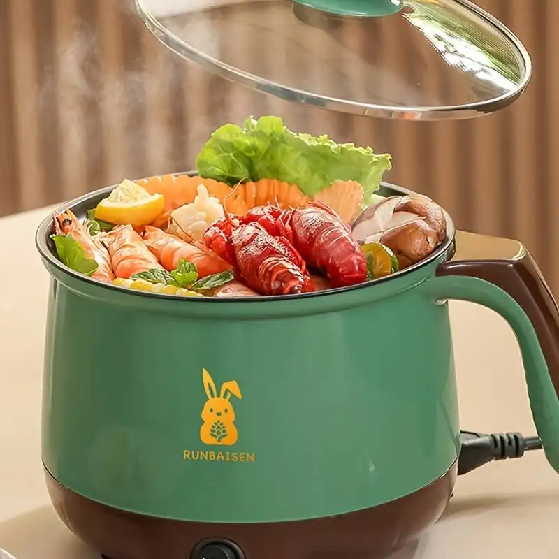 Electric Multi Cookers Double Layer Pot 1-2 People Household Non-stick Pan Hot Pot Rice Cooker Cooking Appliance