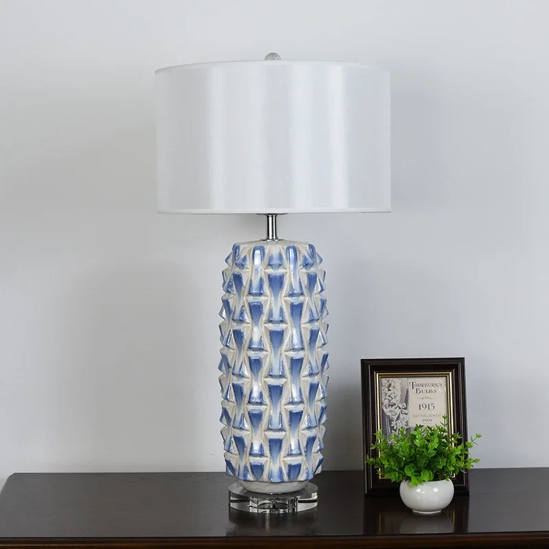 BELLE Contemporary CeramicTable Lamp Creativity Living Room Bedroom Study Hotel Homestay engineering Desk Light