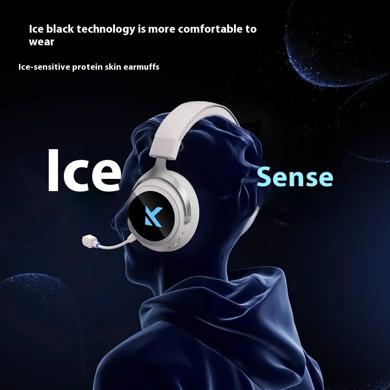 Mchose X9 Fones de ouvido para jogos sem fio 7.1 X9 Fones de ouvido sem fio Bluetooth Fps com microfone Esports Fones de ouvido personalizados presentes