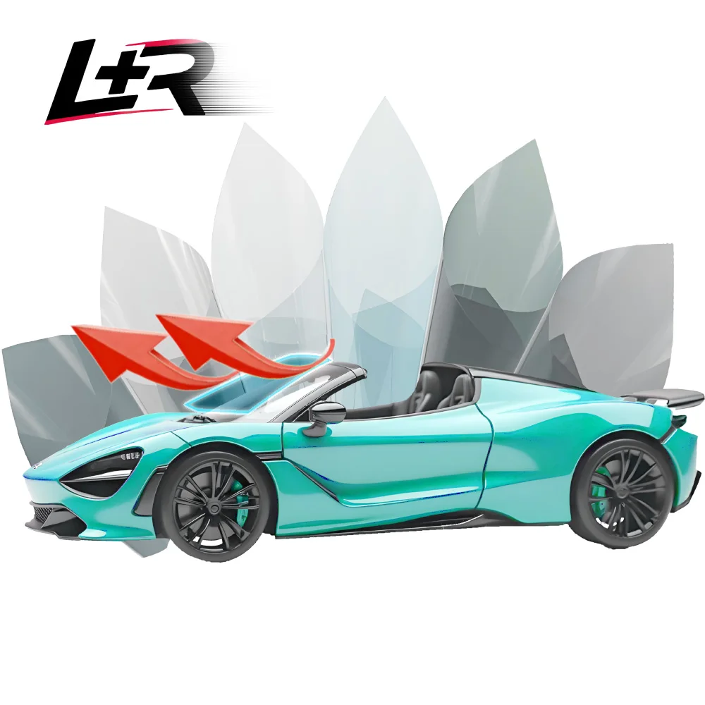 

Factory Direct LRX-3 PET Smart Car Window Tint Windshield Protection TPU Film High Thermal Insulation Color-Changing Feature