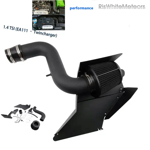Performance Cold Air Intake Kit for VW Golf MK5 MK6 Beetle Scirocco ESO Audi A3 8P 1.4TSI EA111 Twincharger Engine Power