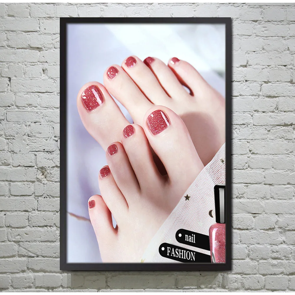 

Nordic Nail Shop Beauty Salon Foot Manicure Posters Pictures Canvas Wall Art Home Decor Paintings for Living Room Decoration