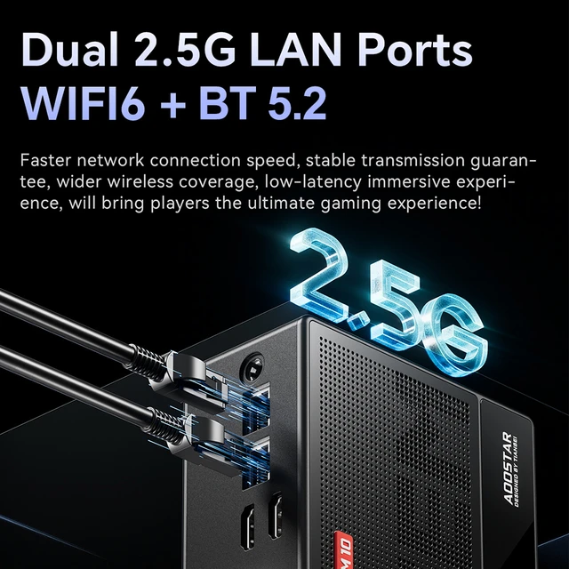 Mini PC Windows 11PRO 32G LPDRR5 RAM 1T SSD, Mini Desktop Computer AMD  Ryzen™ 7 6800H Processor, 8 Cores 16 Threads WIFI6 BT5.2 - AliExpress