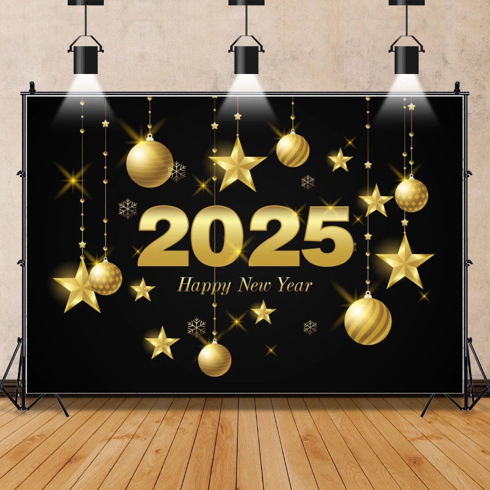 تصوير سنة جديدة سعيدة ، بالونات ذهبية ، ألعاب نارية ، شامبانيا ، ملصق ديكور حفلة منزلية ، إكسسوارات صور ، خلفية