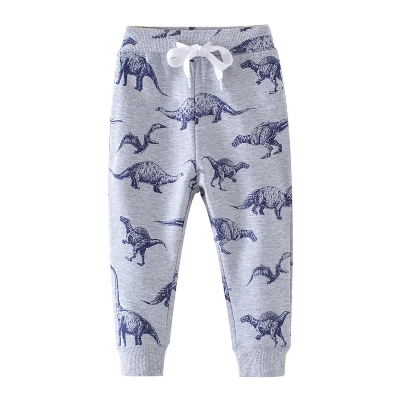 

Zeebread 2-7T Fashion Boys Dinosaurs Sweatpants Drawstring Children's Trousers Full Length Baby Animals Pants Kids Clothes