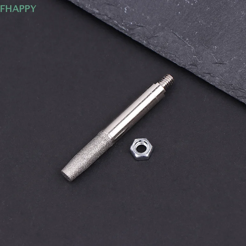 3 pz/set parti di affilacoltelli per motosega testa di molatura rivestita di diamante fresa cilindrica 4/5/6mm strumenti di molatura per File