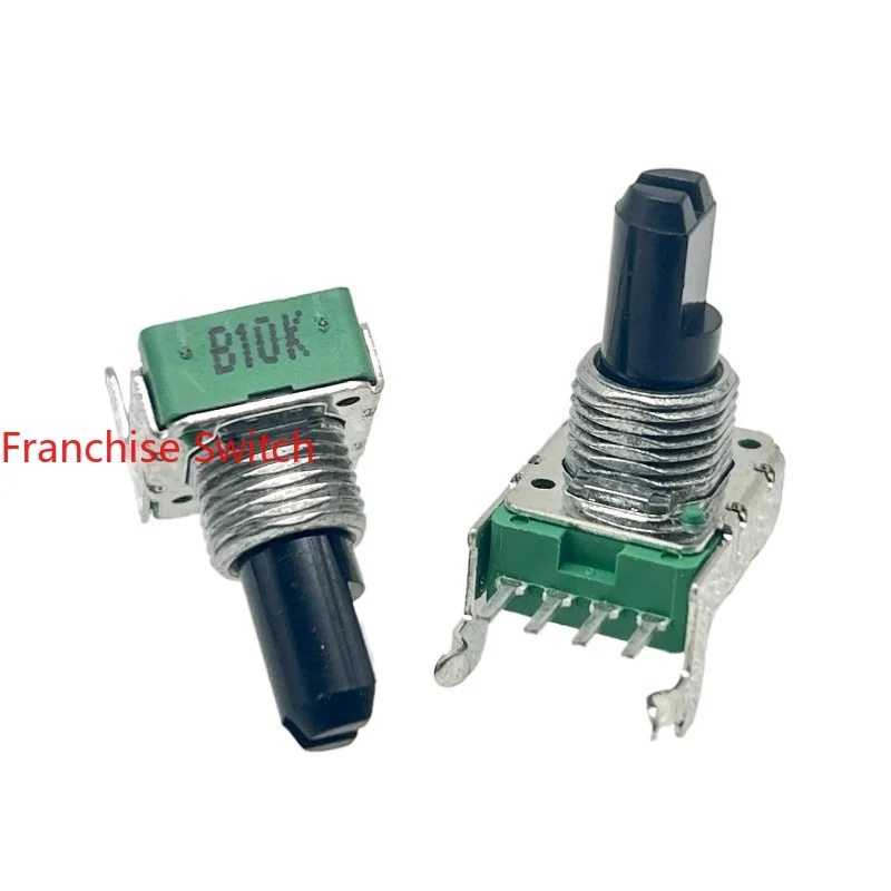 10PCS RK11 Type Potentiometer 4pins B5K B10K Mixer Size Adjustment Shaft Length 15mm