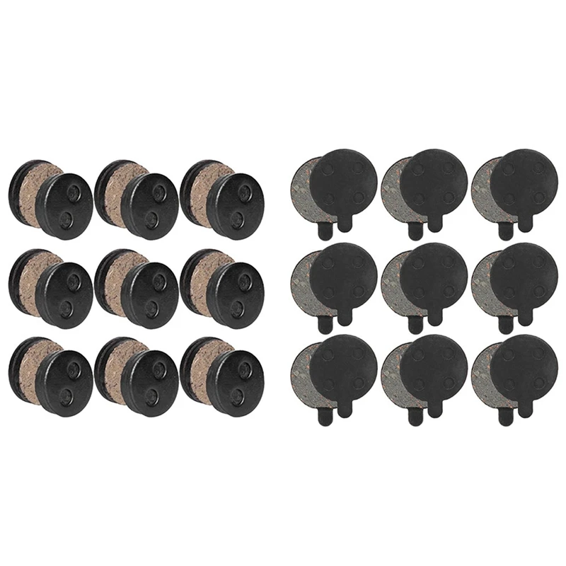 

18 Pair Scooter Disc Brake Pad Semimetal Mtb Pad For Xiaomi M365 Electric Scooter - 9 Pair 2Cm & 9 Pair 2.25Cm