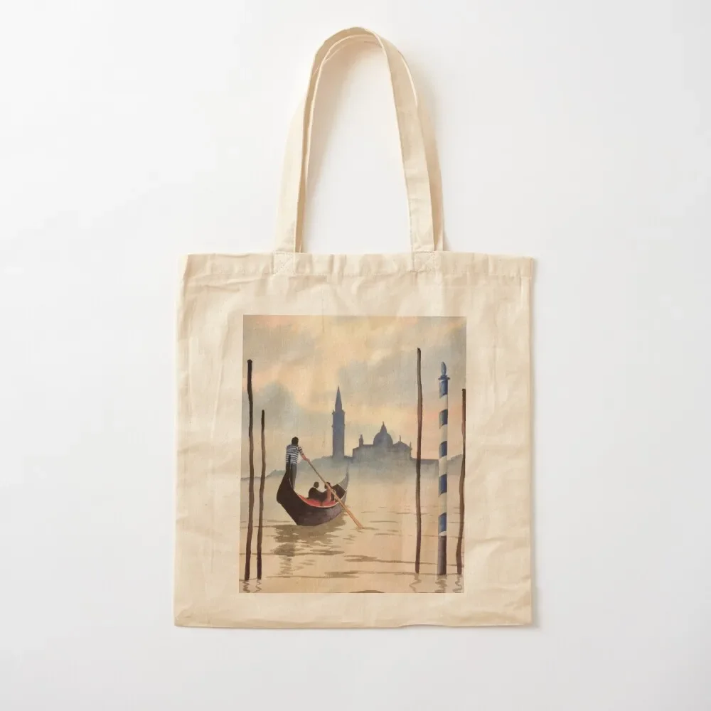 

San Giorgio Island Venice Tote Bag Customizable tote bag shopping bags foldable shopper bags for women Tote Bag