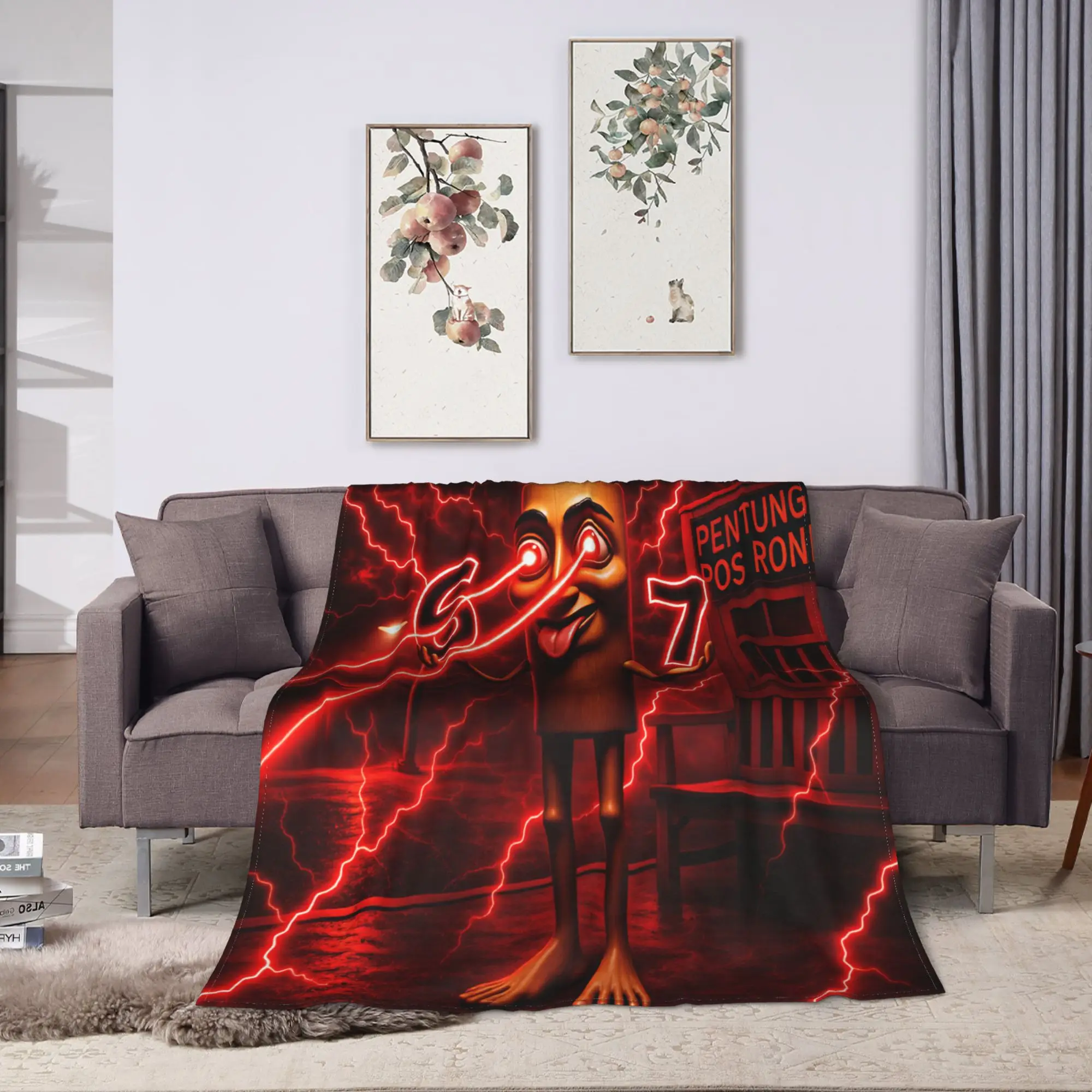 Tung Tung Tung Sahur Meme 67 Blanket Soft Comfy  Bedding Throws Winter Boy Girl Couch Bed Camping Bedspread
