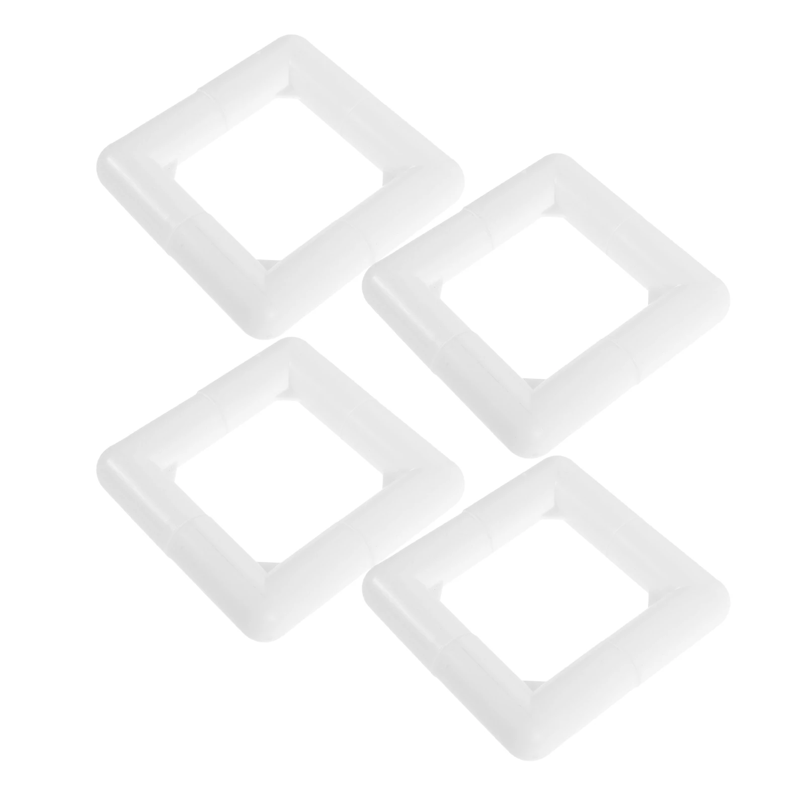 

30pcs Tent Accessories Canopy Fitting Connector White Plastic Replacement Parts High Strength Outdoor Camping