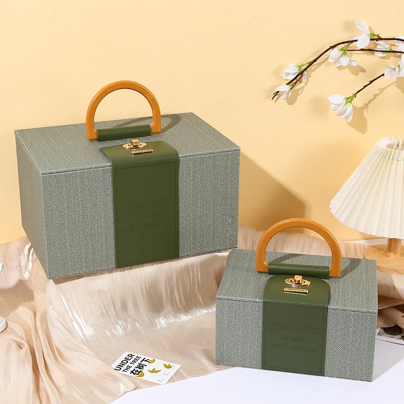 Customized. New Box Fashion Wedding Candies Box Light Luxury Portable Box Box Box