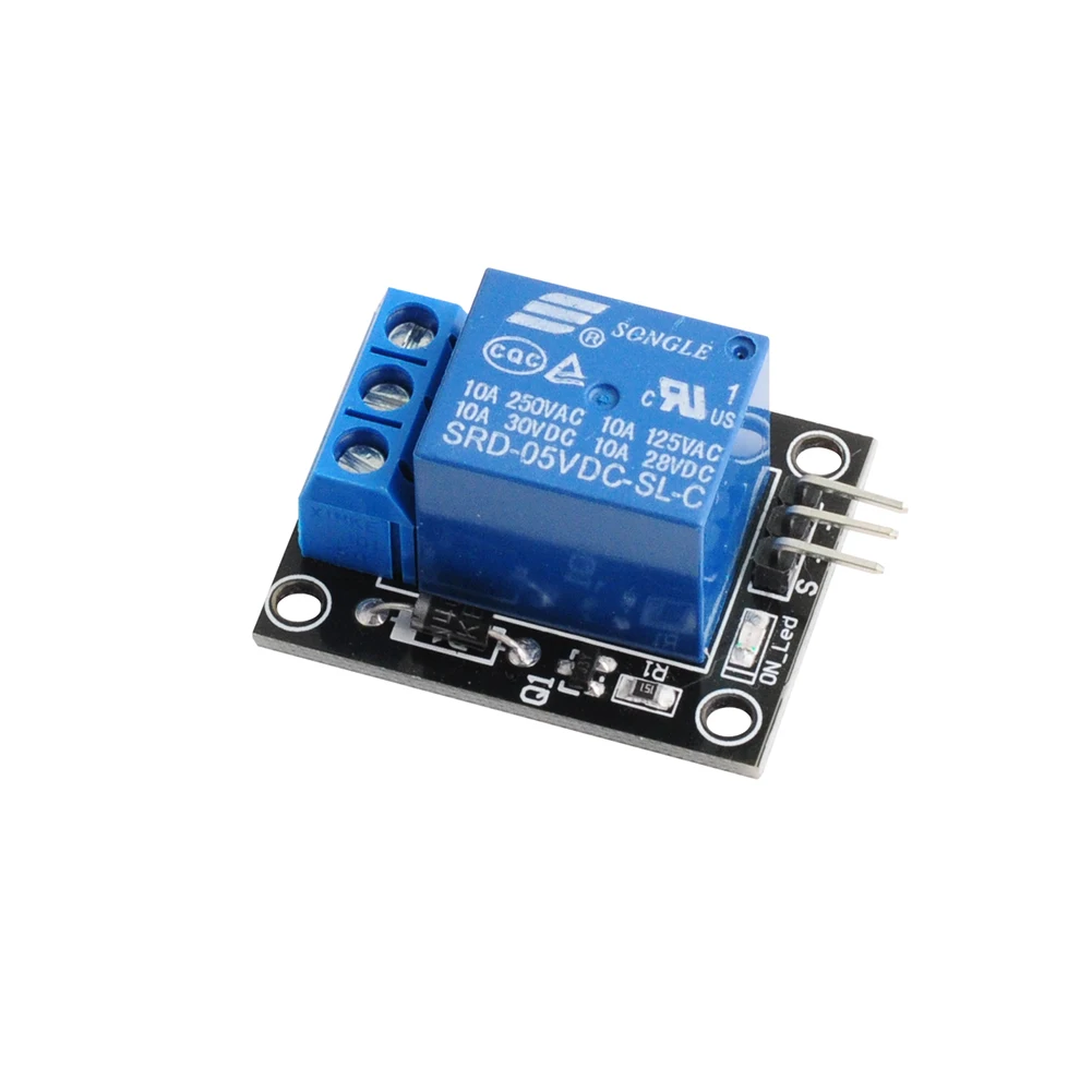 10 Stück 5 V 1-Wege-Kanal-Relaismodul SRD-05VDC-SL-C mit NO/NC-Kontaktsteuerung, unterstützt High-Level-Trigger für Arduino – Detail 5