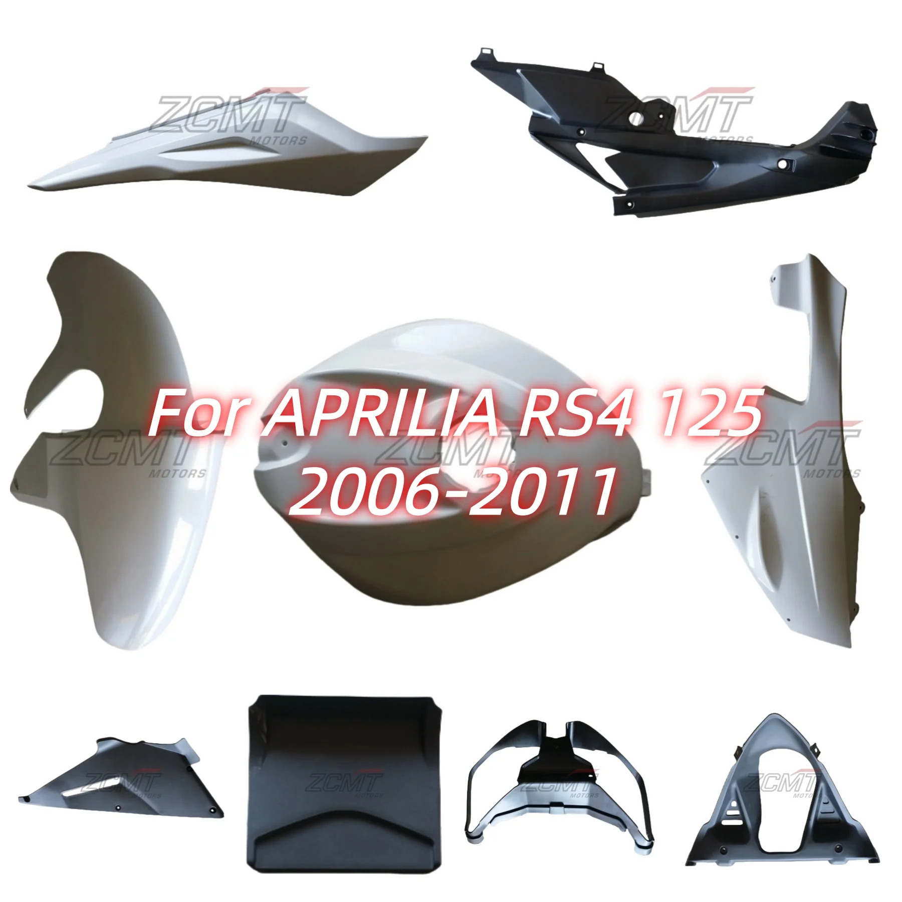 

For Aprilia RS4 125 50 2006 2007 2008 2009 2010 2011 Unpainted Fairing Components Bodywork Injection Molding Cowling Accessories