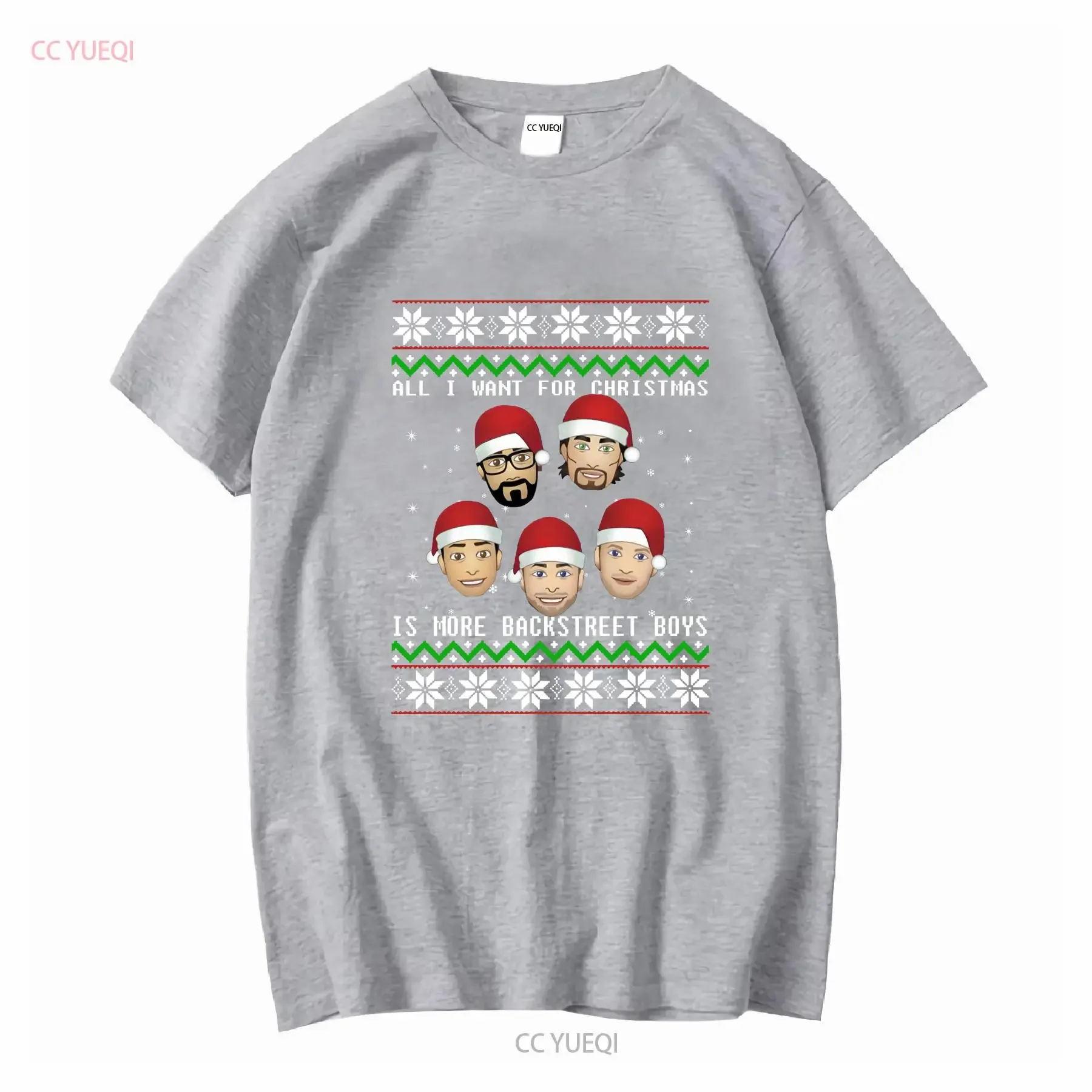 كل ما أريده لعيد الميلاد هو المزيد من تي شيرت Backstreet Boys مقاس S 4XL FR1071 ملابس مصممة للجنسين مغسولة عتيقة أوم