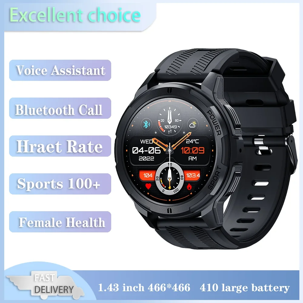 

Xiaomi Mijia Sports Fitness Smartwatch Men 1ATM Waterproof Bluetooth Call Voice Assistant Heart Rate Monitoring Watches Fo Women