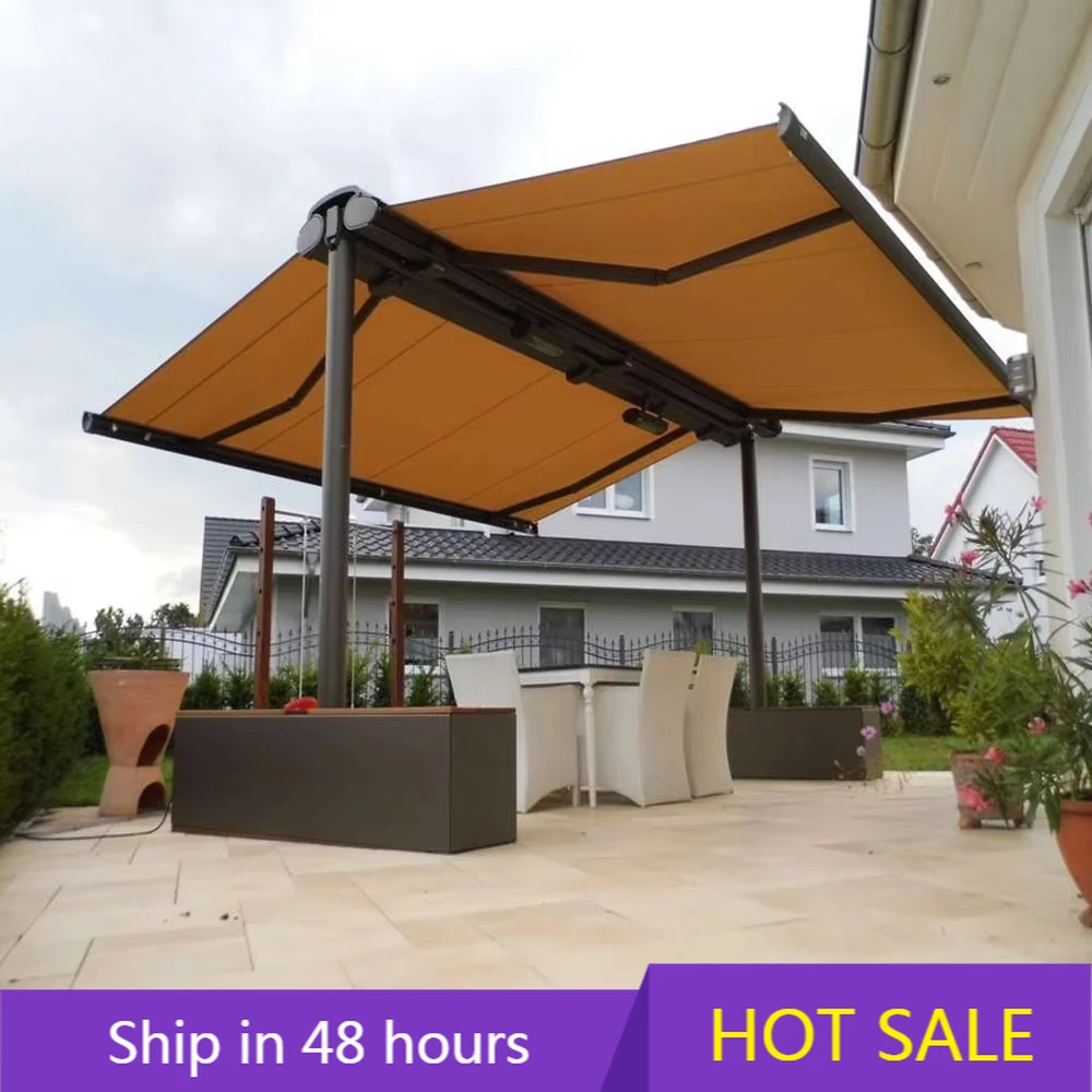

POWER LEAPFull Cassette Awning Motorized Aluminum Folding Awning Retractable Car Awning for Terrace Cover Roof Top Tent