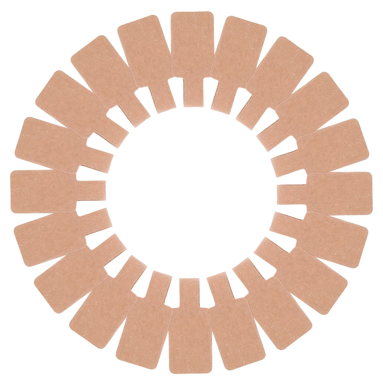 

300Pcs Jewelry Labels Brown Paper Writeable Sticker Tags for Pricing Display Retail Craft Organizing Pendant Barbell Items