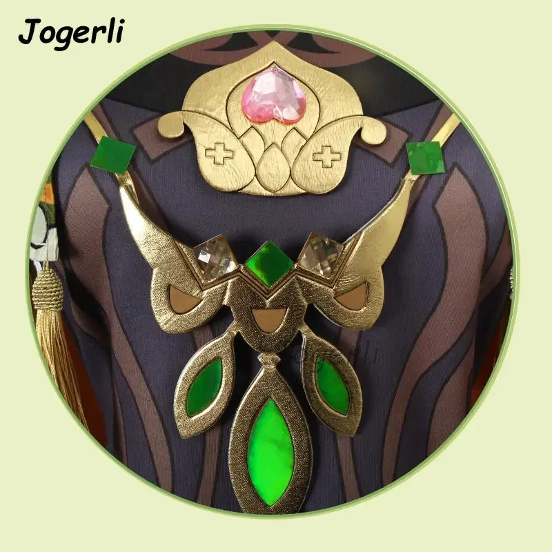 Jogerli 게임 임팩트 콜레이 코스프레 의상 Genshin 롤플레잉 슈트 가발 애니메이션 의상 Rebirth Clothc;6,r'8;p'