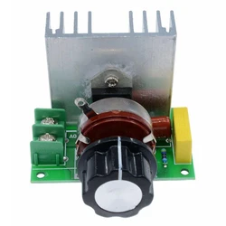 220V 4000W High Power Voltage Stabilizers Speed Controller Electronic Voltage Regulator LED Dimmer Fan Thermostat